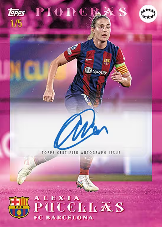 Topps Platinum UEFA Womens Champions League Altana Bonmati Curated Set 2023/24 – Bild 3
