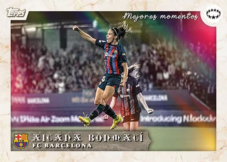 Topps Platinum UEFA Womens Champions League Altana Bonmati Curated Set 2023/24 – Bild 4