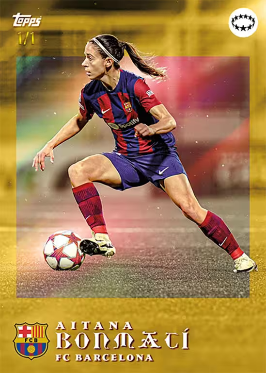Topps Platinum UEFA Womens Champions League Altana Bonmati Curated Set 2023/24 – Bild 7