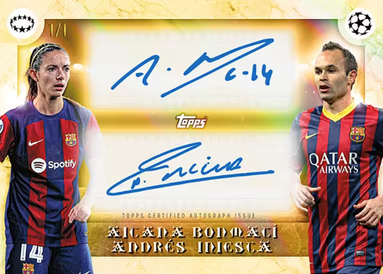 Topps Platinum UEFA Womens Champions League Altana Bonmati Curated Set 2023/24 – Bild 12