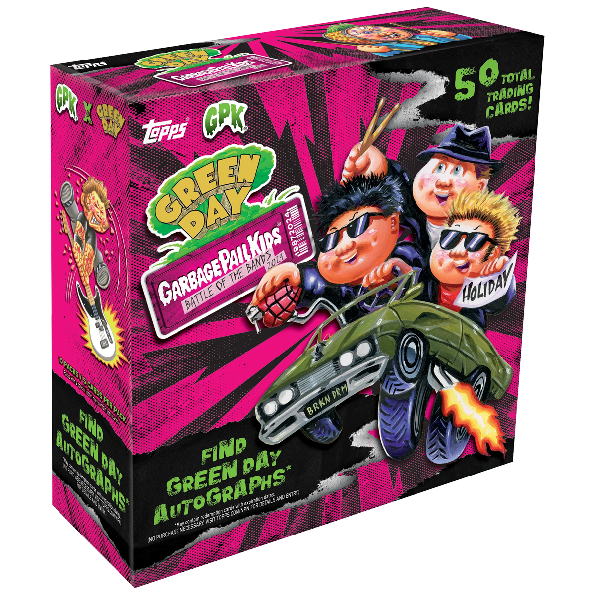 Topps Garbage Pail Kids Battle of the Bands: Green Day Hobby