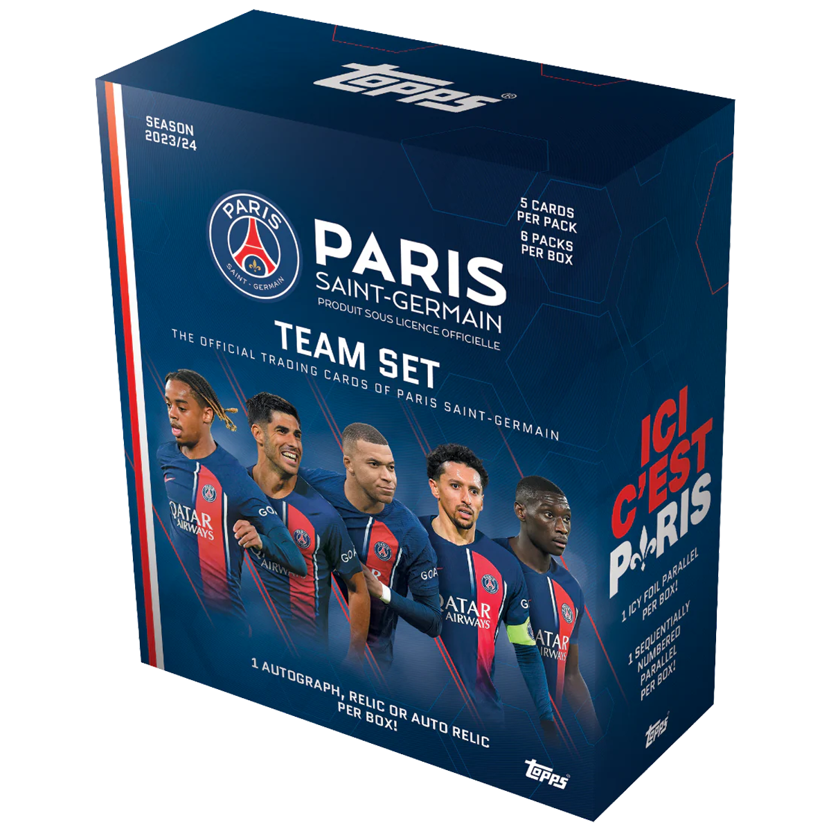 Topps Paris Saint-Germain Team Set 2023/24