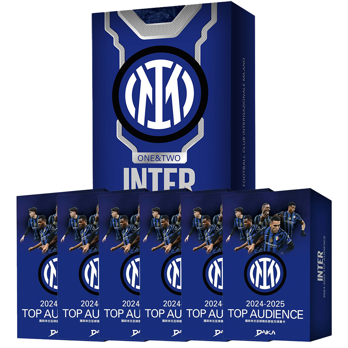MIXED RPB - 6x DAKA Inter Mailand Top Audience 2024/25 x 1x DAKA Inter Mailand One & Two Hobby 2025