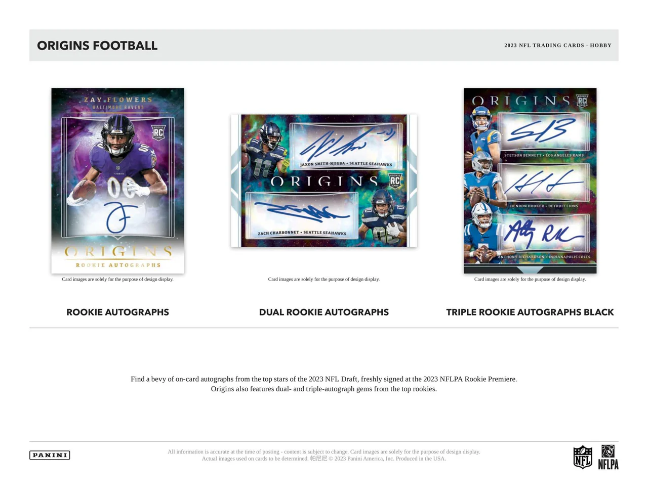 Panini Origins Football 2023 – Bild 4