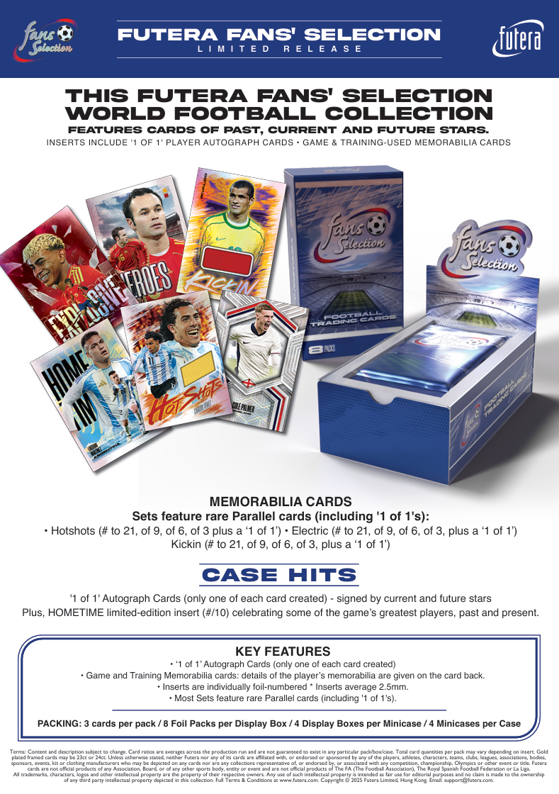 Futera Fans Selection World Football 2025 – Bild 2