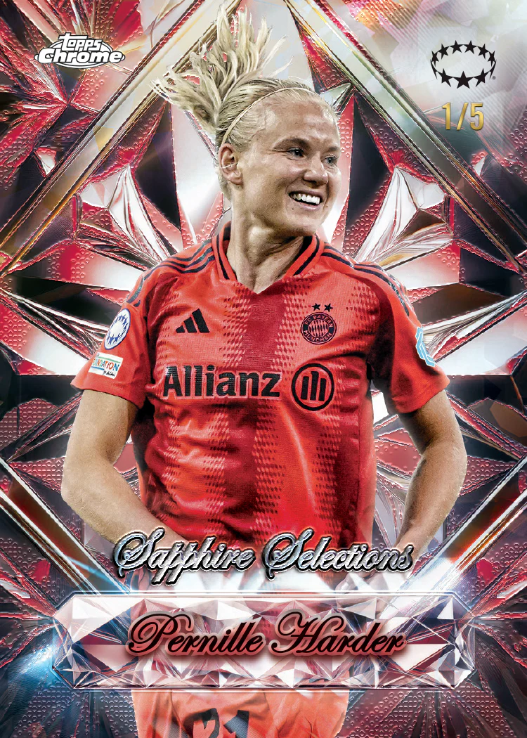 Topps Chrome Sapphire UEFA Womens Champions League 2024/25 Hobby – Bild 2