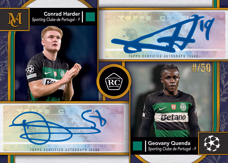 Topps Museum UEFA Club Competitions 2024/25 Hattrick – Bild 6