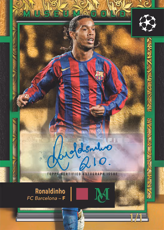 Topps Museum UEFA Club Competitions 2024/25 Hattrick – Bild 3