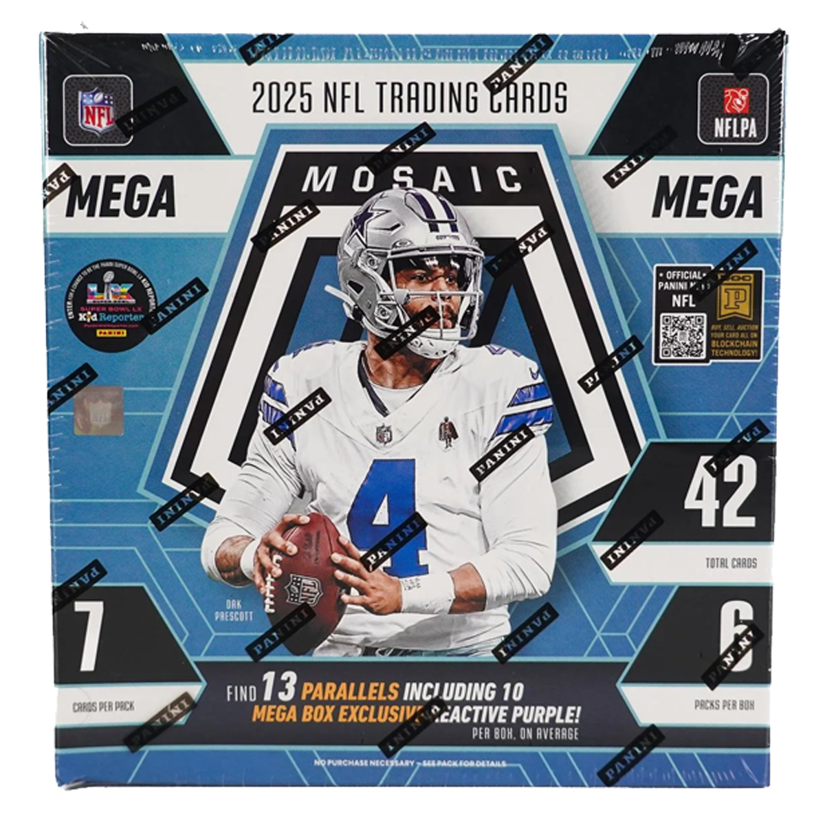 Panini Mosaic Football NFL 2025 Mega