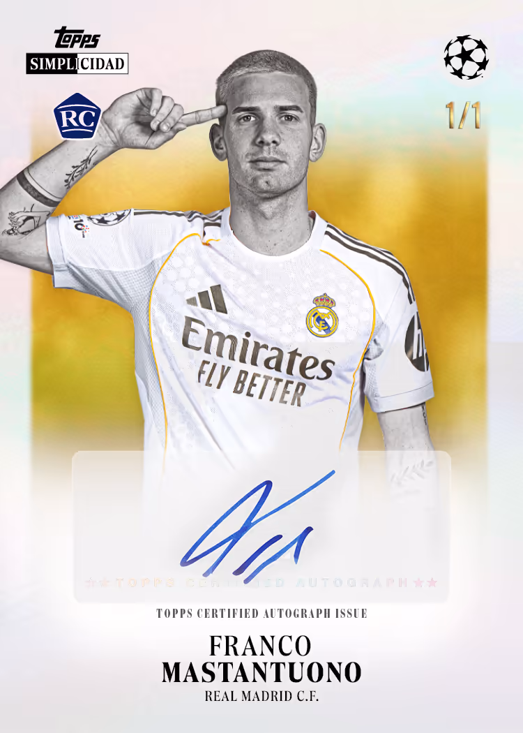 PYP/PYT - 5x Topps Simplicidad UEFA Club Competitions 2025/26 – Bild 6